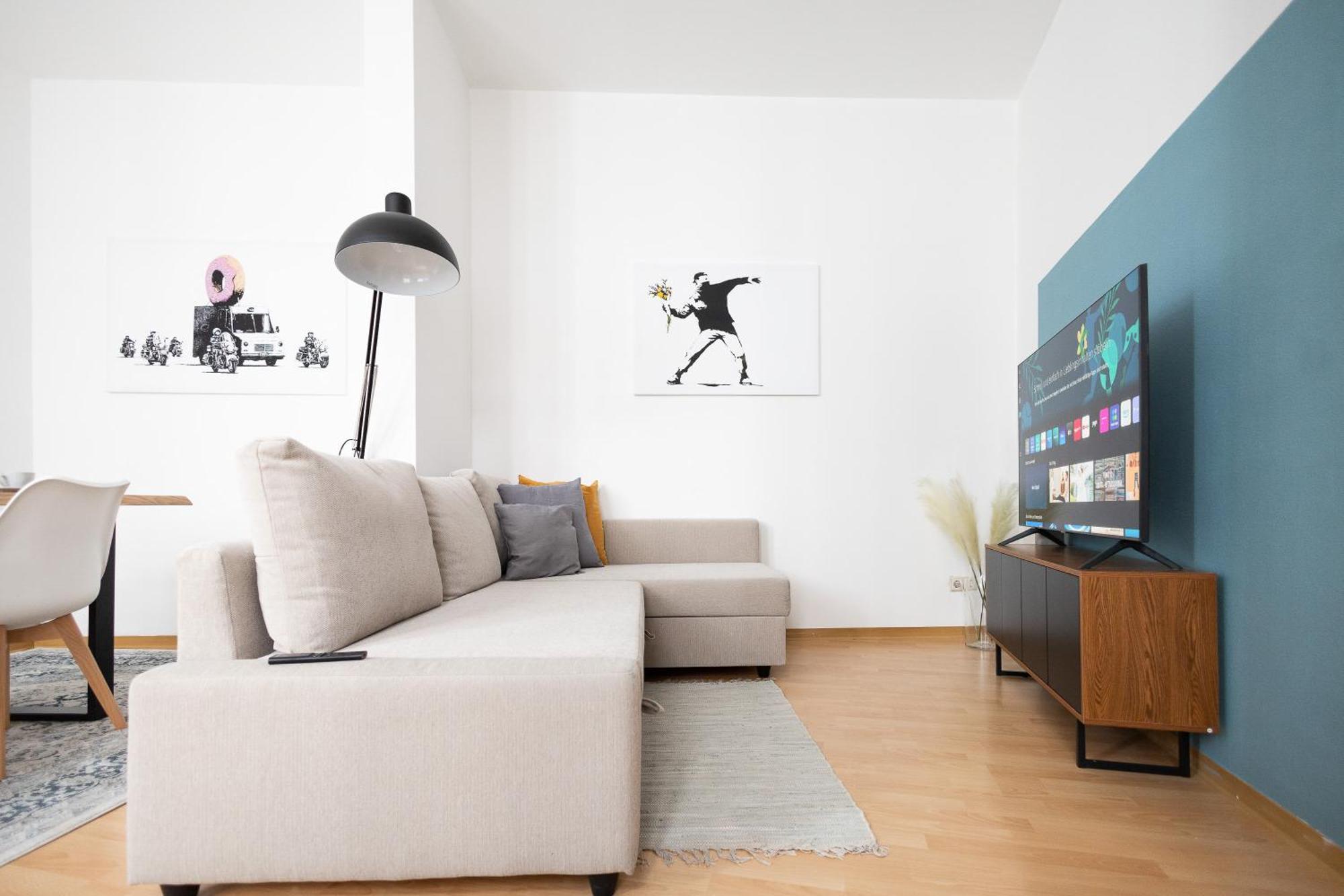 Ko-Living Space An Der Oper - Street Art Design Apartments Halle  Buitenkant foto