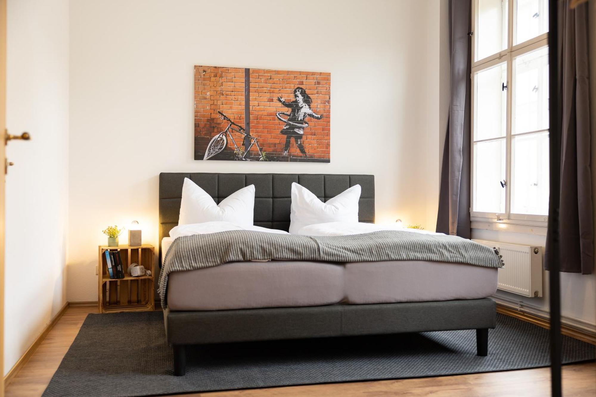 Ko-Living Space An Der Oper - Street Art Design Apartments Halle  Buitenkant foto
