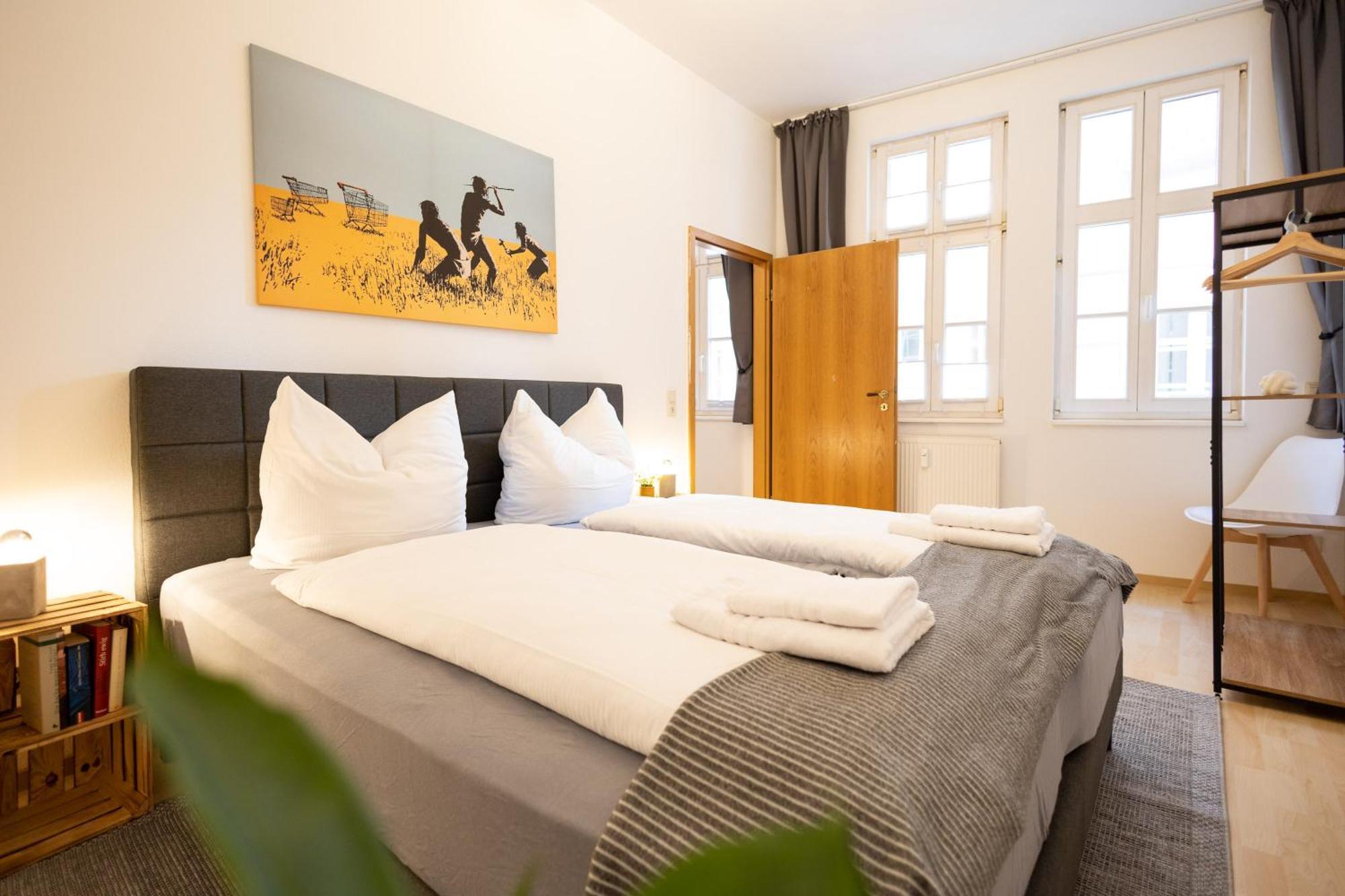 Ko-Living Space An Der Oper - Street Art Design Apartments Halle  Buitenkant foto