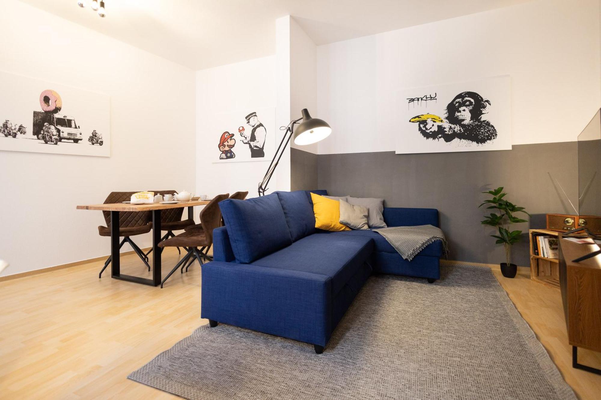 Ko-Living Space An Der Oper - Street Art Design Apartments Halle  Buitenkant foto